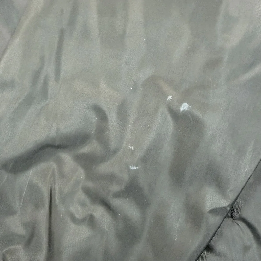 Vintage DARE Coaches‎ Jacket Cardinal Black Made in USA Large Snap Windbreaker
